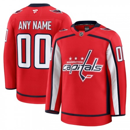 Maillot de Hockey Washington Capitals Personnaliser Fanatics Premium 2024-25 Rouge Domicile - Homme